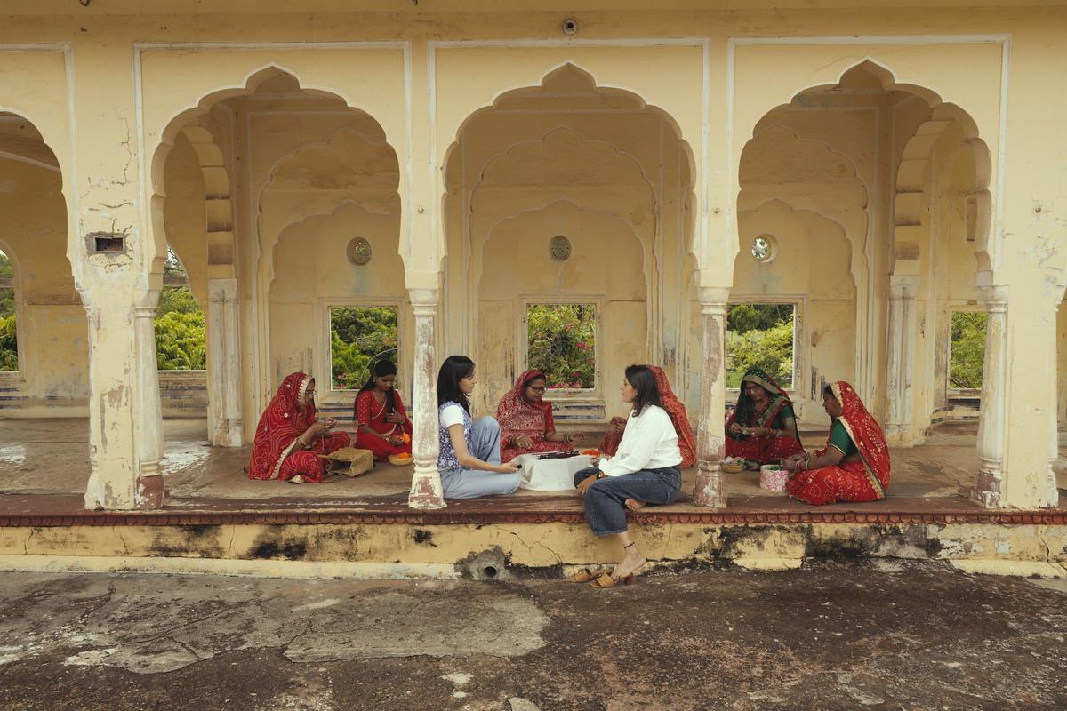 Princess Gauravi Kumari of the erstwhile royal family of Jaipur, became the brand’s cultural collaborator and gave them access to the beadwork of Meghwal community in Rajasthan