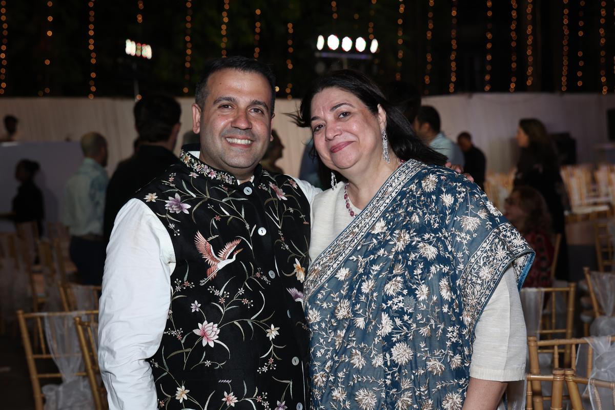 Ashdeen Lilaowala with Bhaktawar Shroff