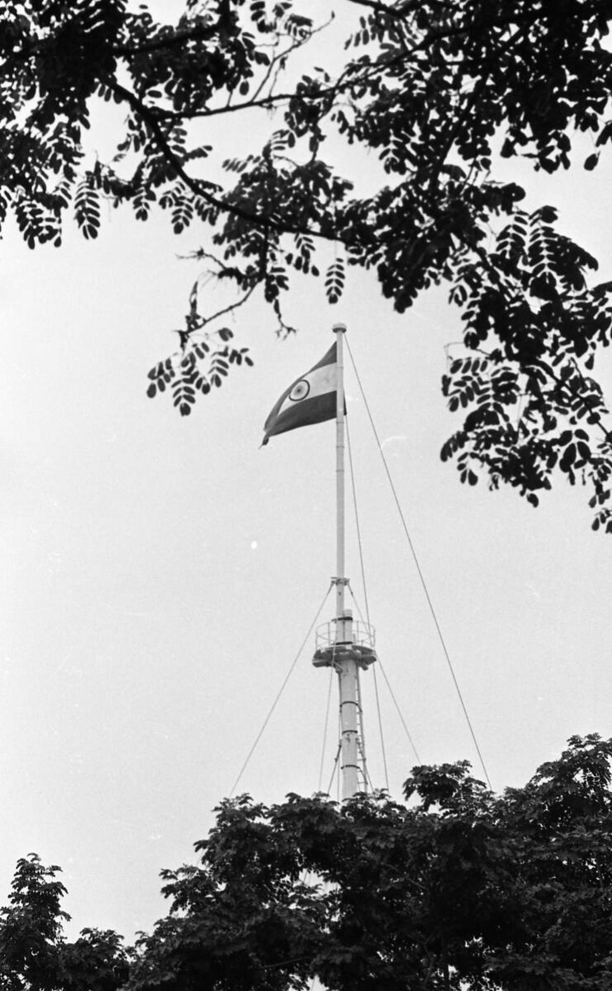The flagmast at Fort St George