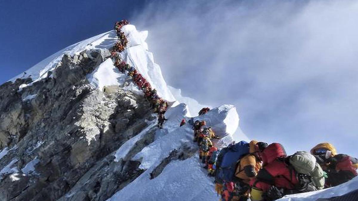 Is Mount Everest getting crowded?