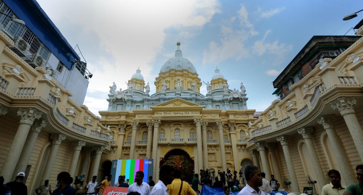 Sreebhumi Sporting Club’s Vatican City themed pandal from 2022