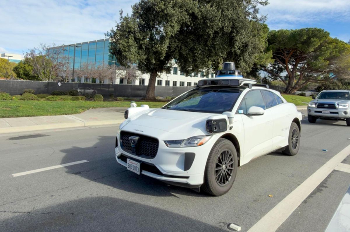 A Waymo car A Waymo car