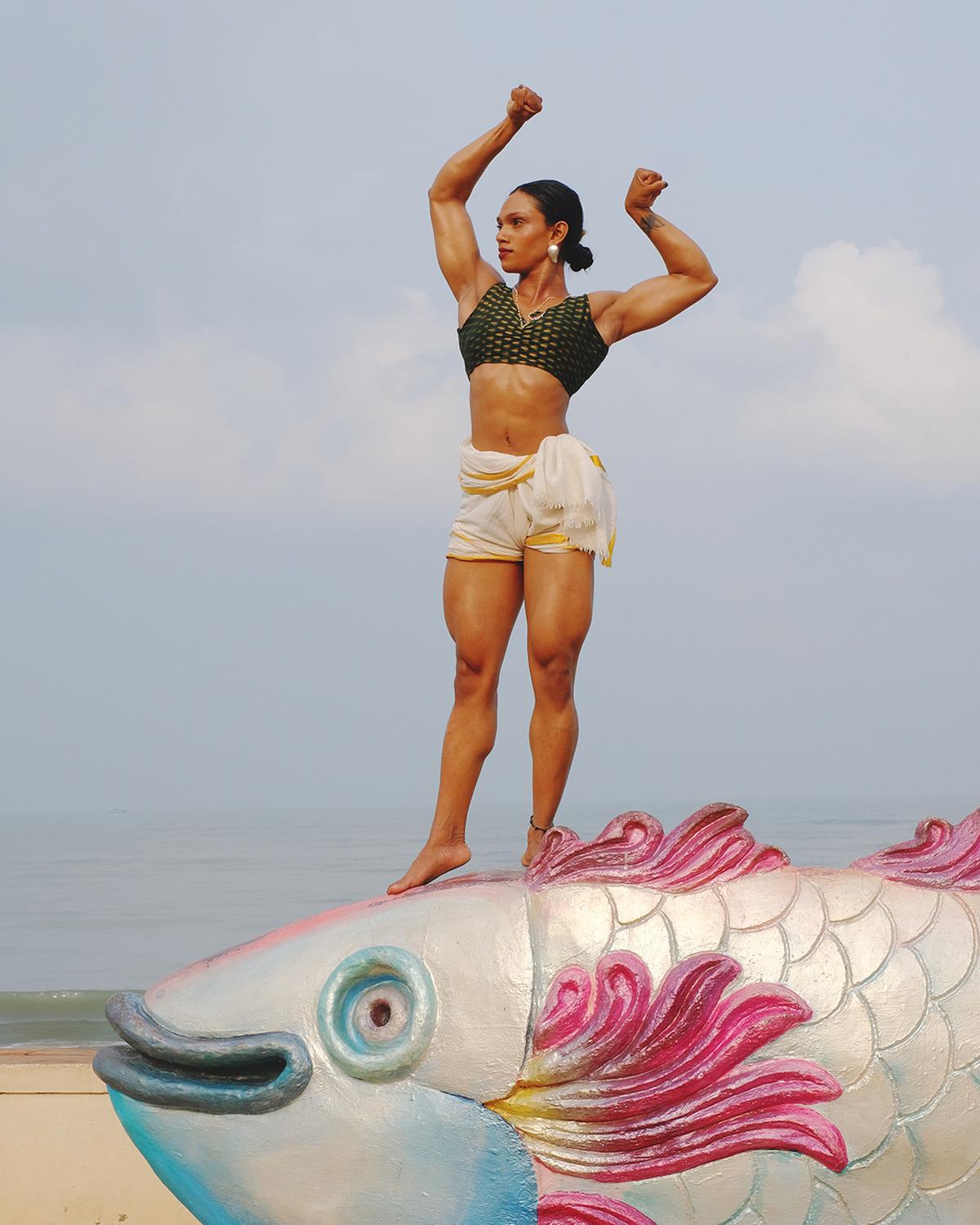 Sandra as a Hindu Goddess