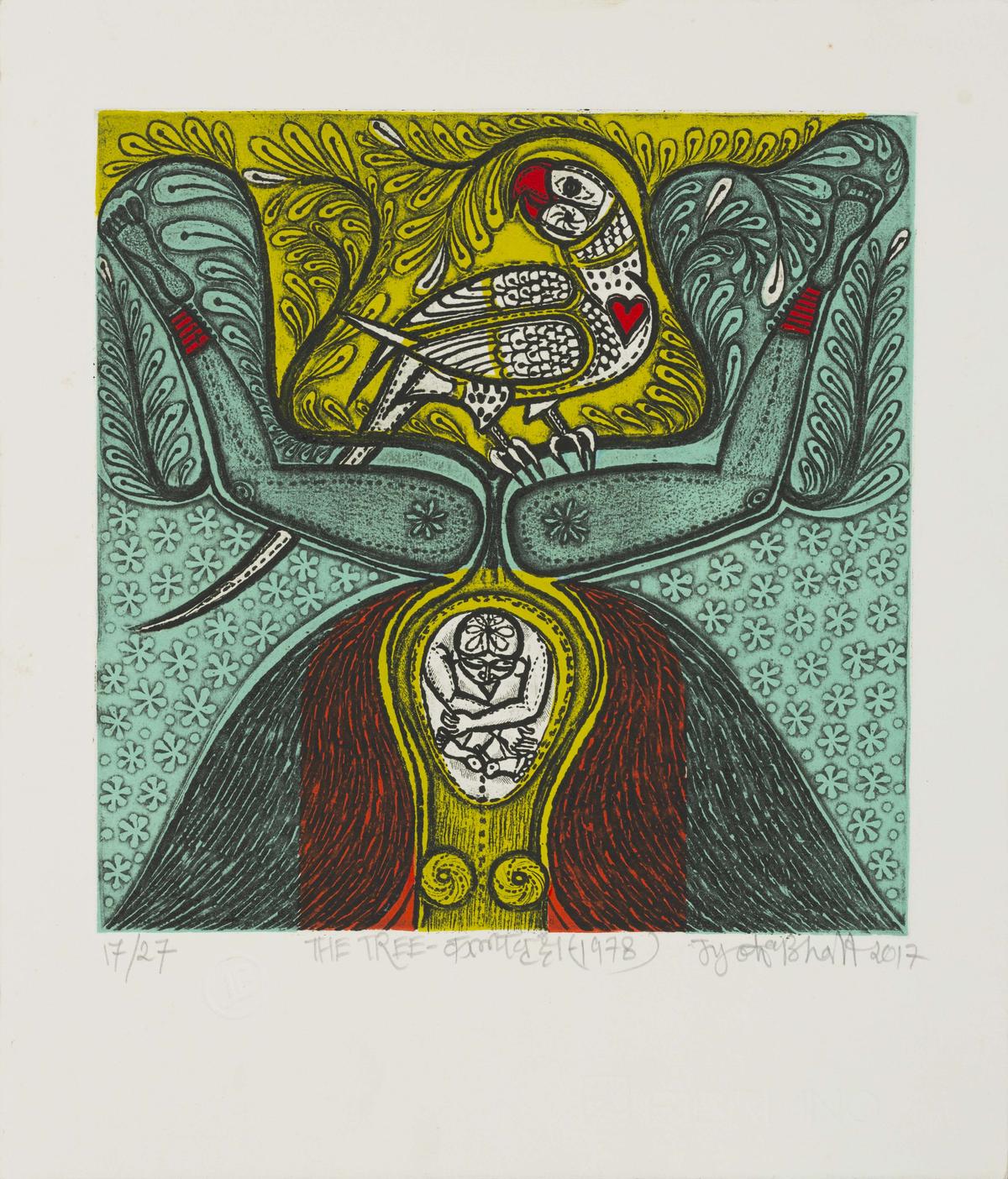 द ट्री (Kalpavruksh; Etching -1978) द ट्री (Kalpavruksh; Etching -1978)