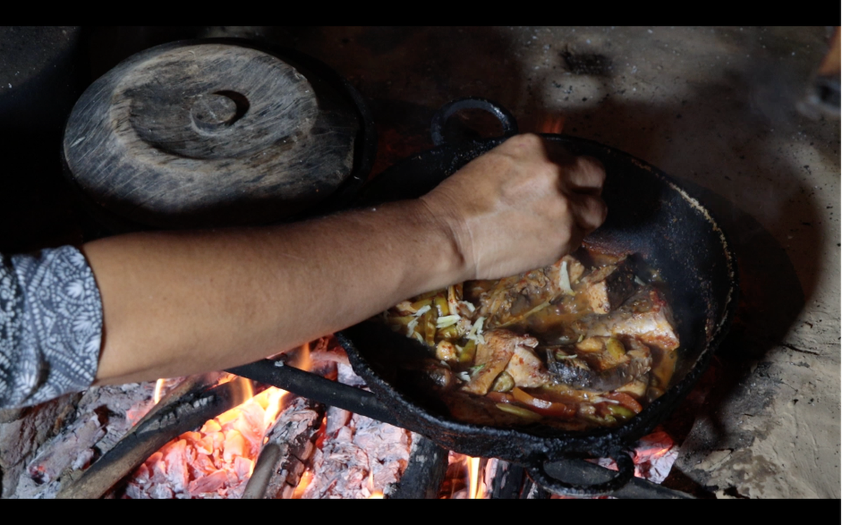 Cooking Nagaland’s fermented bamboo shoot and fish, Lotha-style