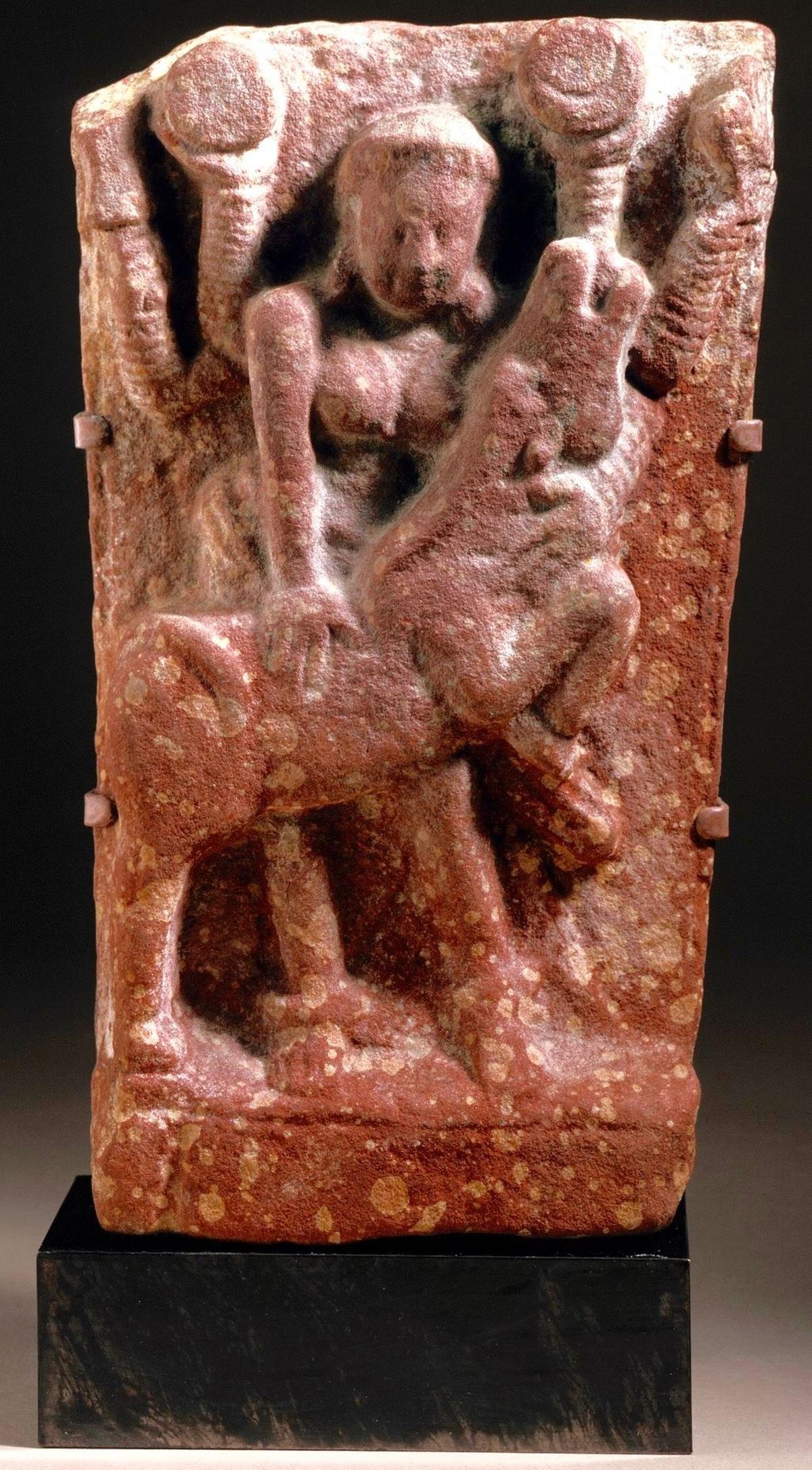 Durga slaying the buffalo-demon