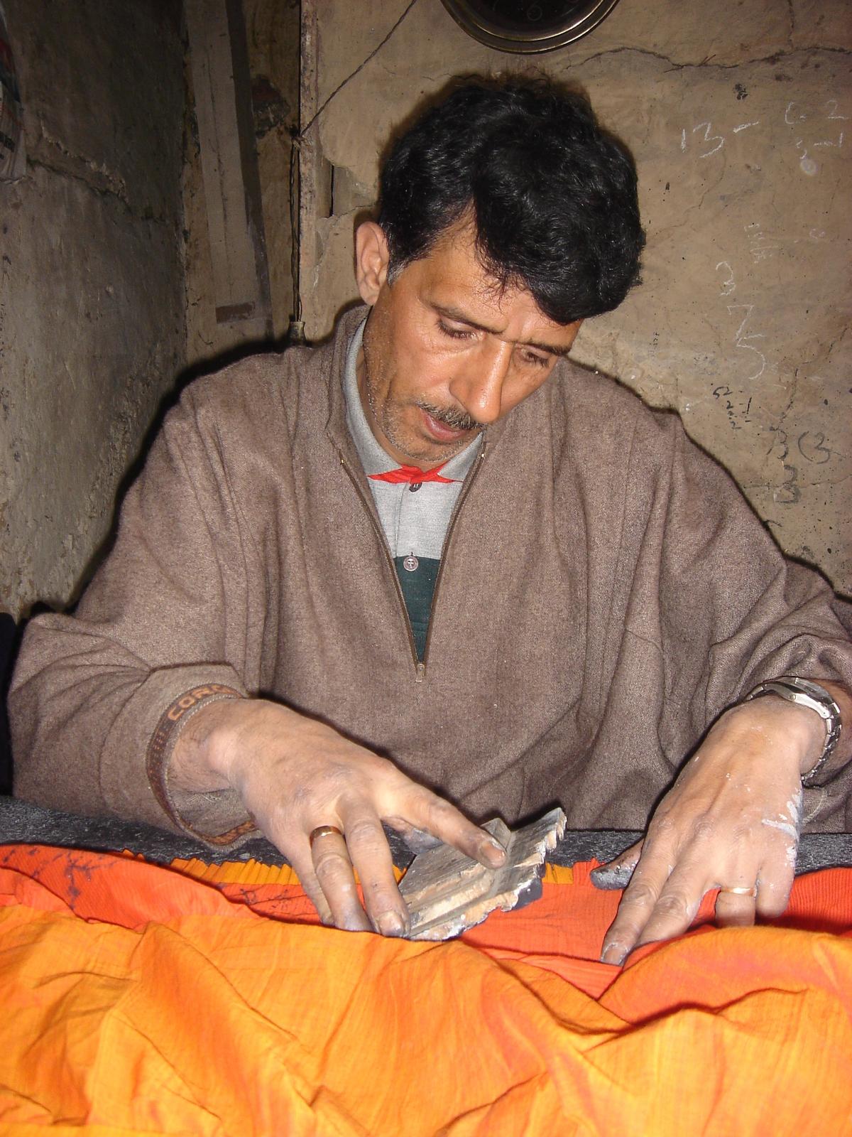 Jan Mohammad block printing