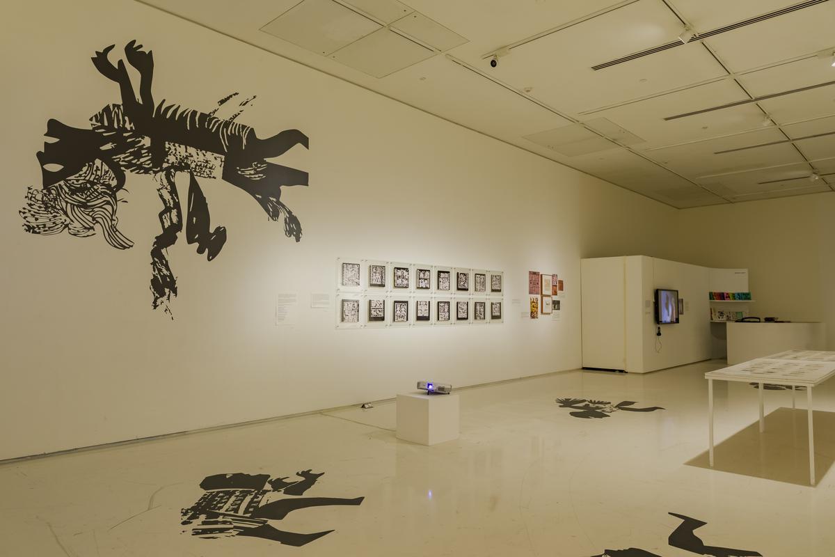 Vinyl cutouts from The Tale of The Talking Face Vinyl cutouts from The Tale of The Talking Face