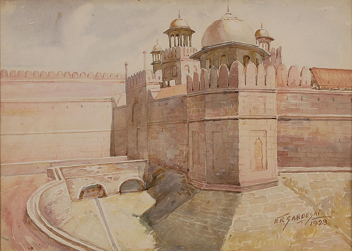 NR Sardesai, Lahore Gate, Rode Fort, Delhi, 1929