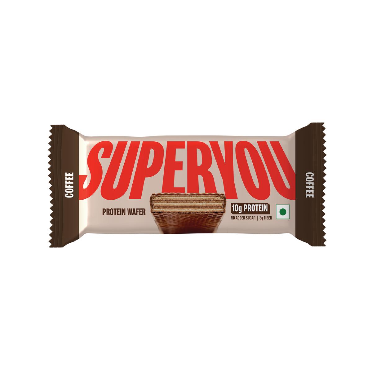 SuperYou protein wafer bars come in many flavours, including chocolate, choco peanut butter, strawberry crème, cheese and coffee