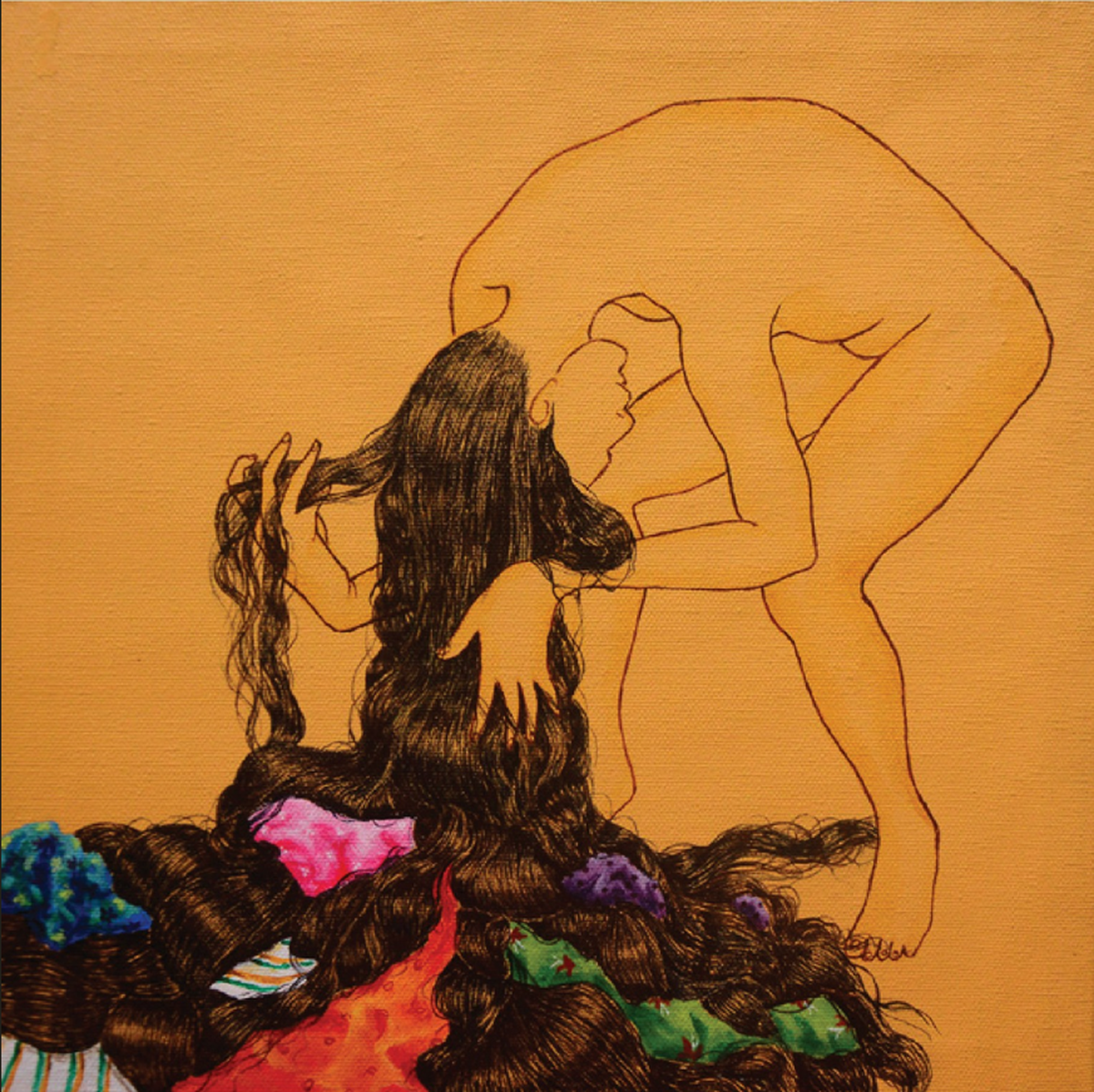 One of Sooraja K.S.’s paintings