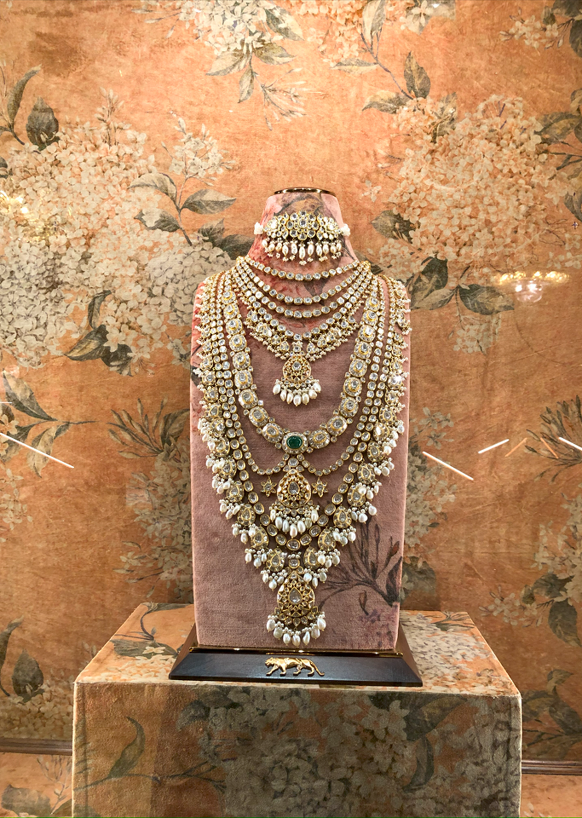 Fine jewellery on display