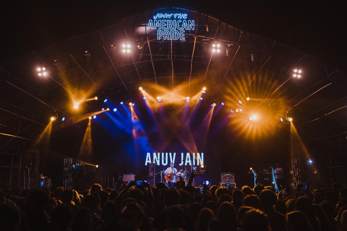 In the first edition of Bloomverse, Anuv Jain headlined the electronic stage of the festival 