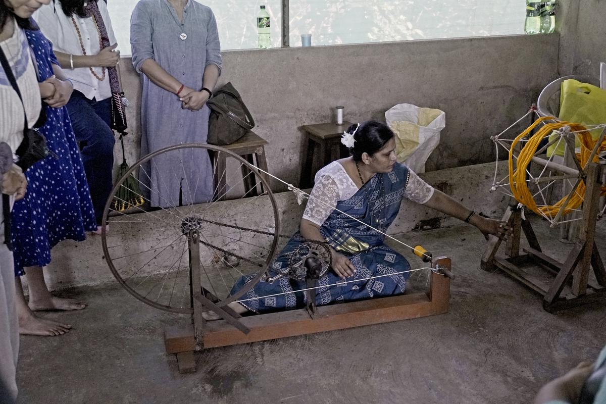 कुनबी साड़ी कार्यशाला 