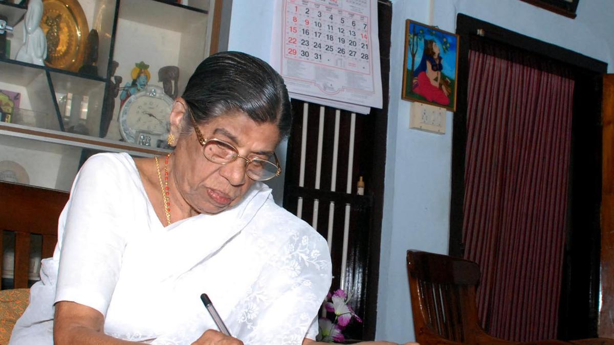 K.R. Gouri Amma's long and vibrant journey in Kerala politics ...