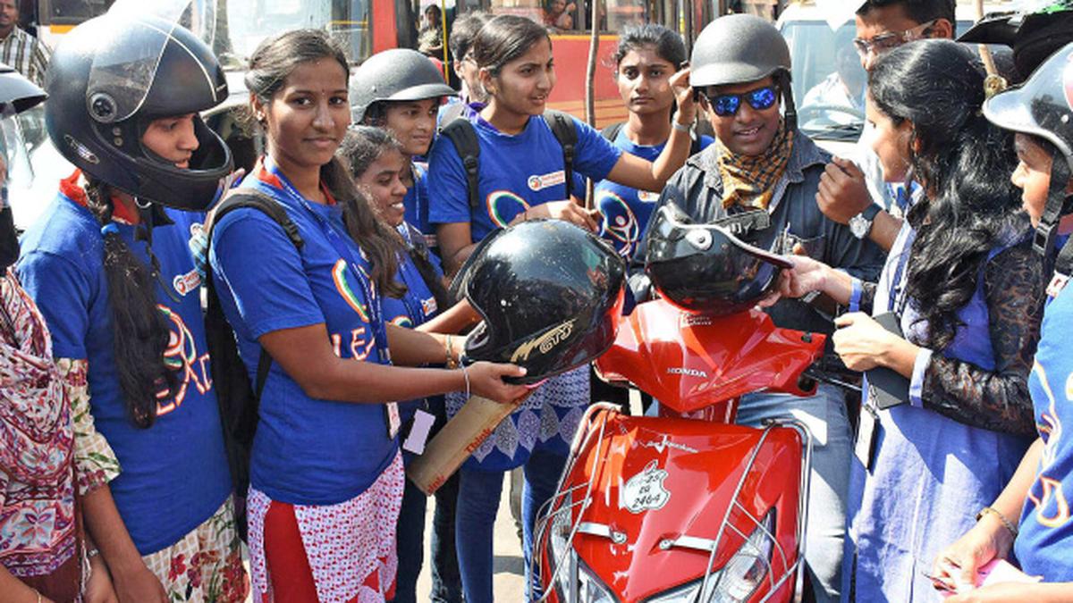 ‘Wearing helmets saves lives’ The Hindu