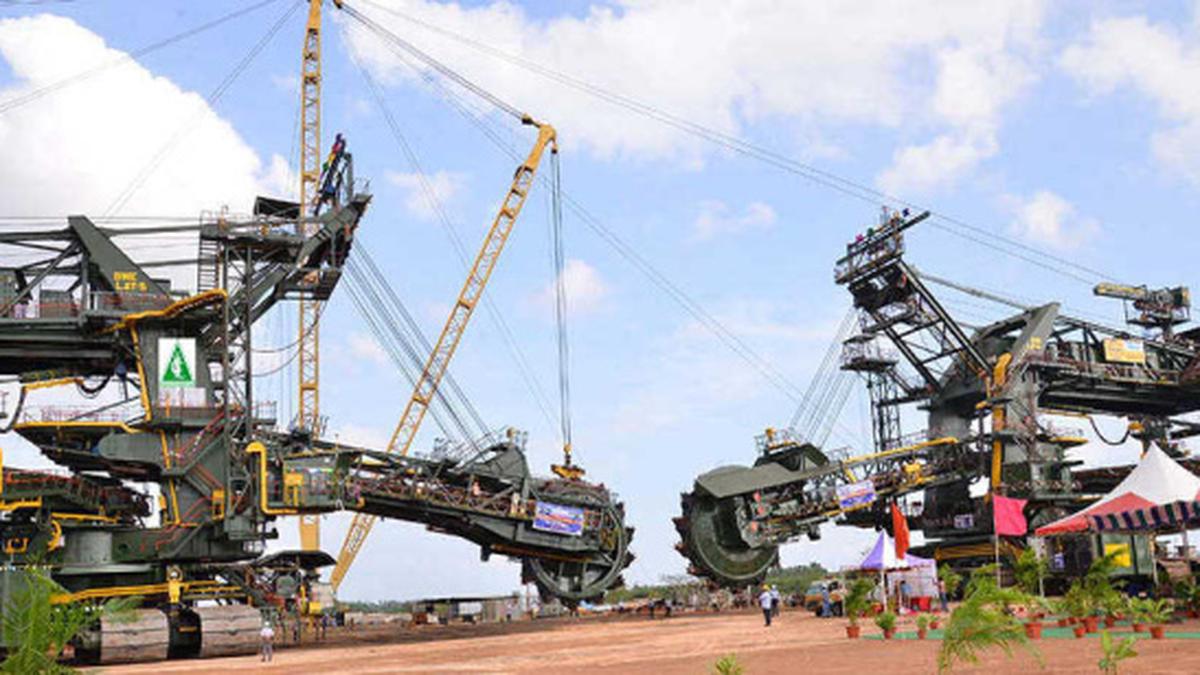 Two bucket wheel excavators inducted in NLC The Hindu