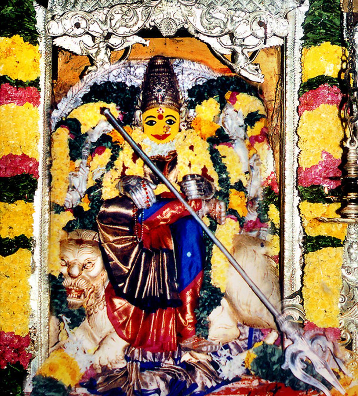 Sri Durga Devi alankaram today - The Hindu
