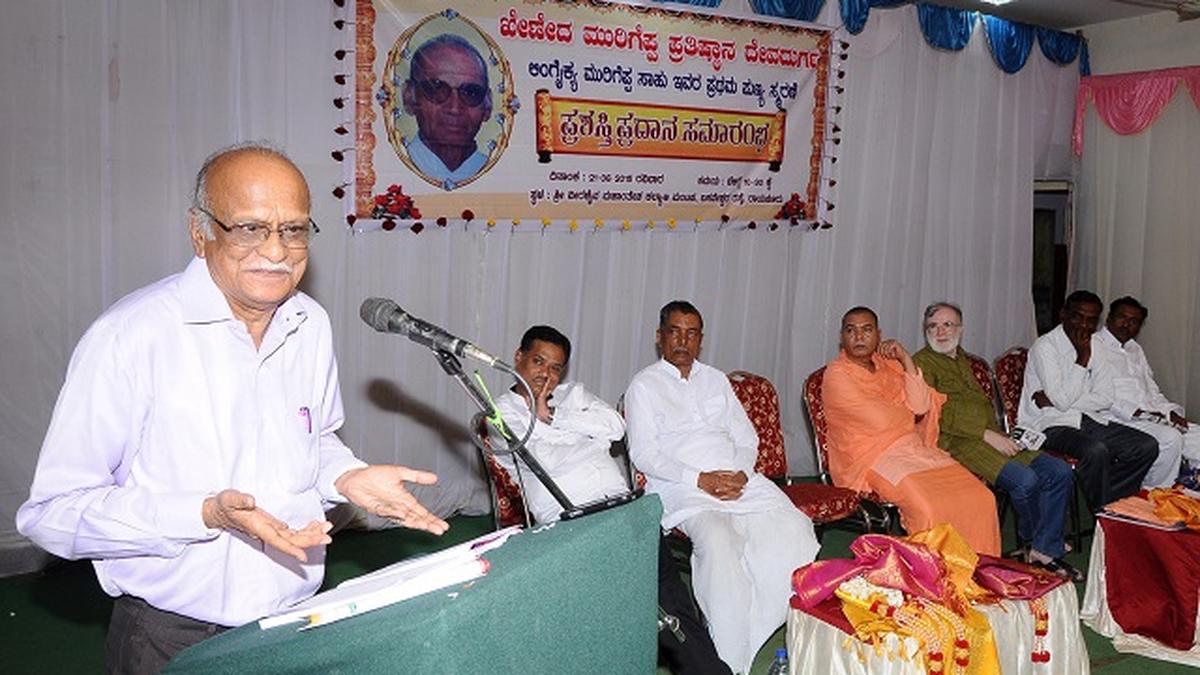 Researchers on past must guide present, says Dr. Kalburgi The Hindu
