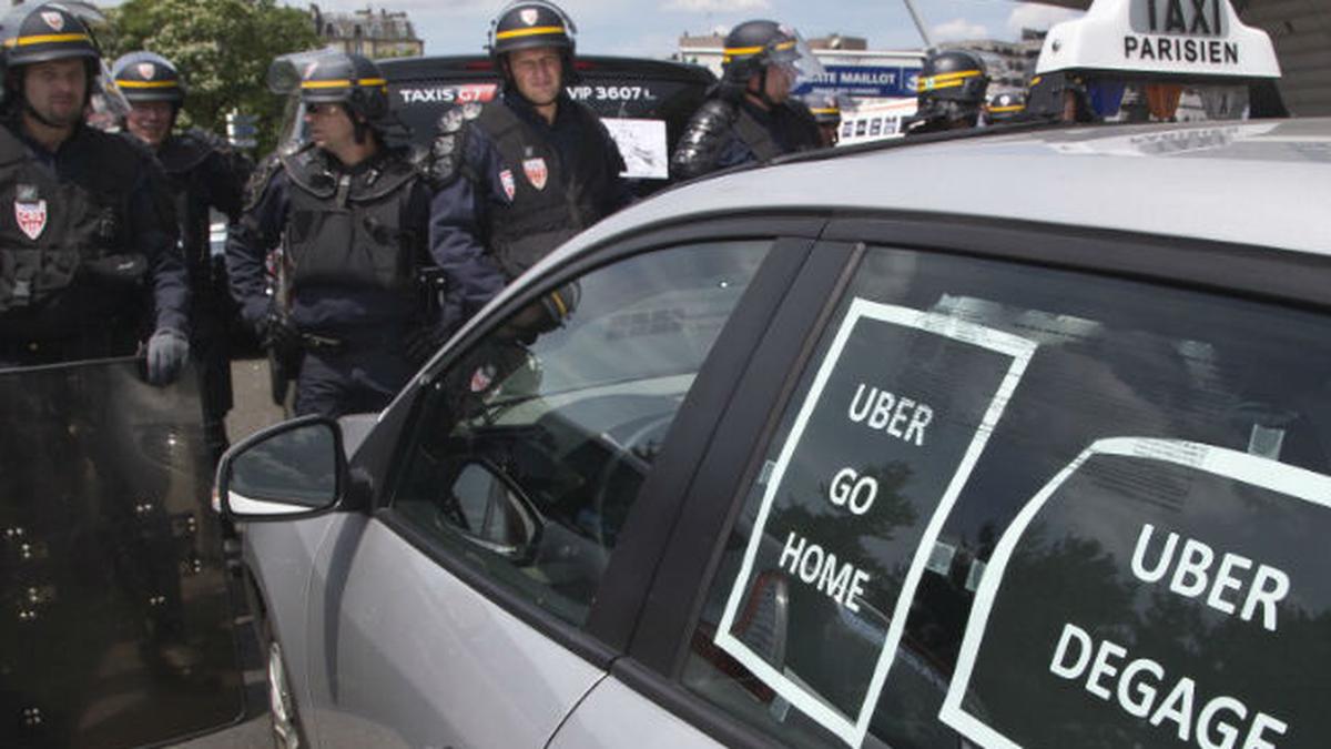 France rocked by violent protests over Uber - The Hindu