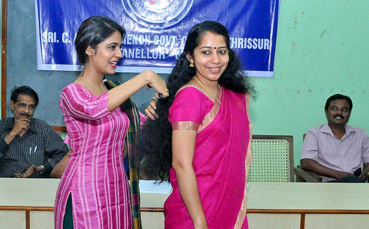 Donating hair for a cause - The Hindu