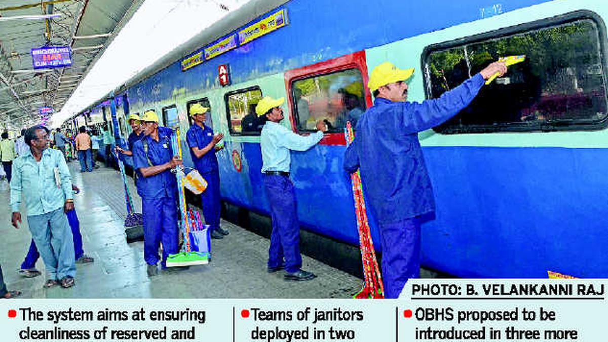 Housekeeping of trains set to get a makeover The Hindu