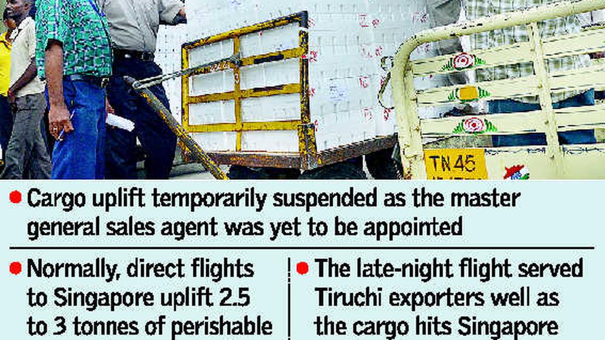 Suspension of cargo uplift by Tiger Airways worries exporters The Hindu