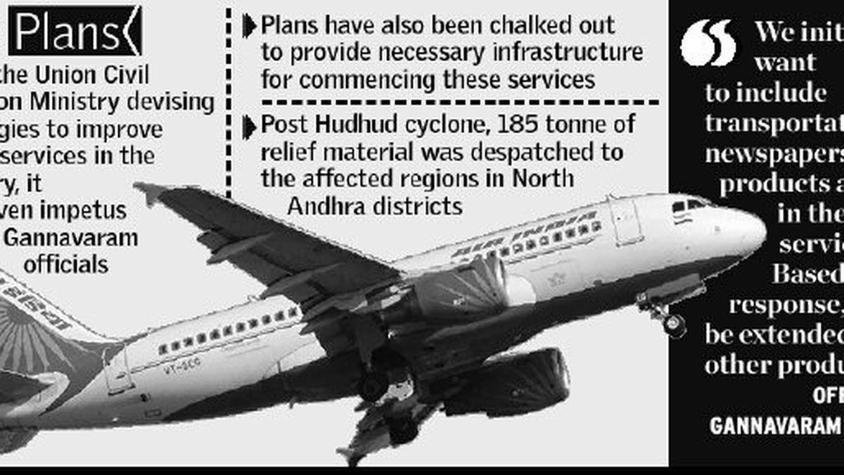 Cargo services at Gannavaram soon The Hindu