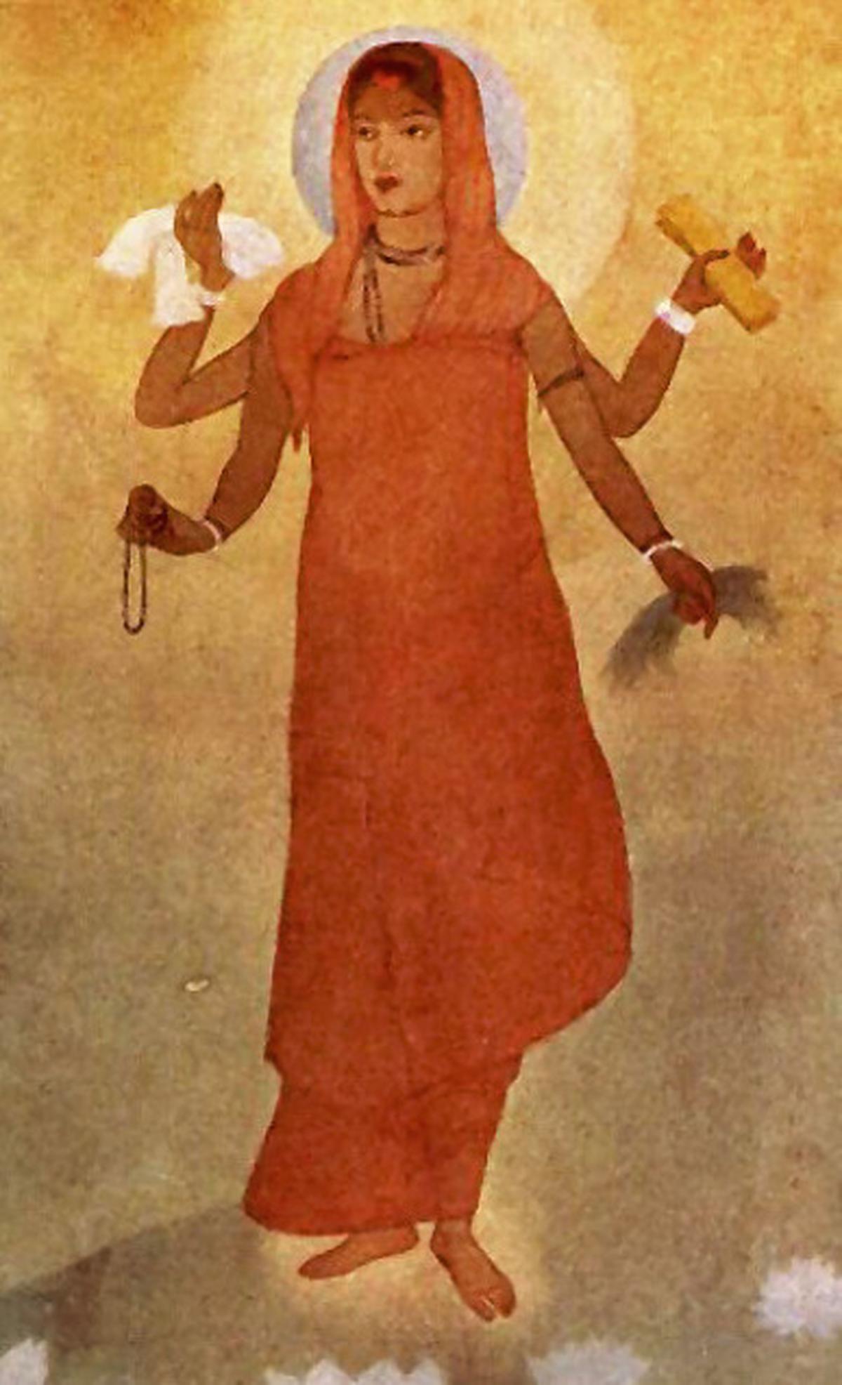 Anagha's Poster On 'Bharat Mata'