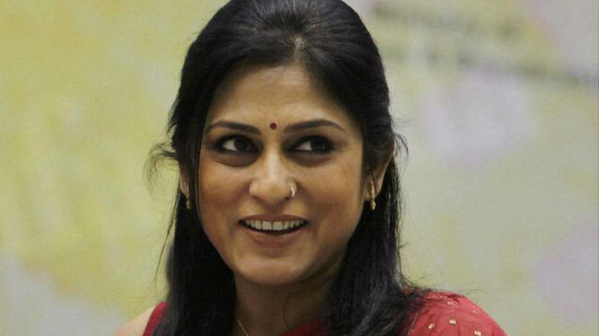 Roopa Ganguly Is Bjps Face In Kolkata Municipal Polls The Hindu 