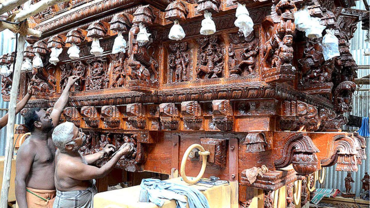 Big temple car set for a glorious comeback after 100 years The Hindu