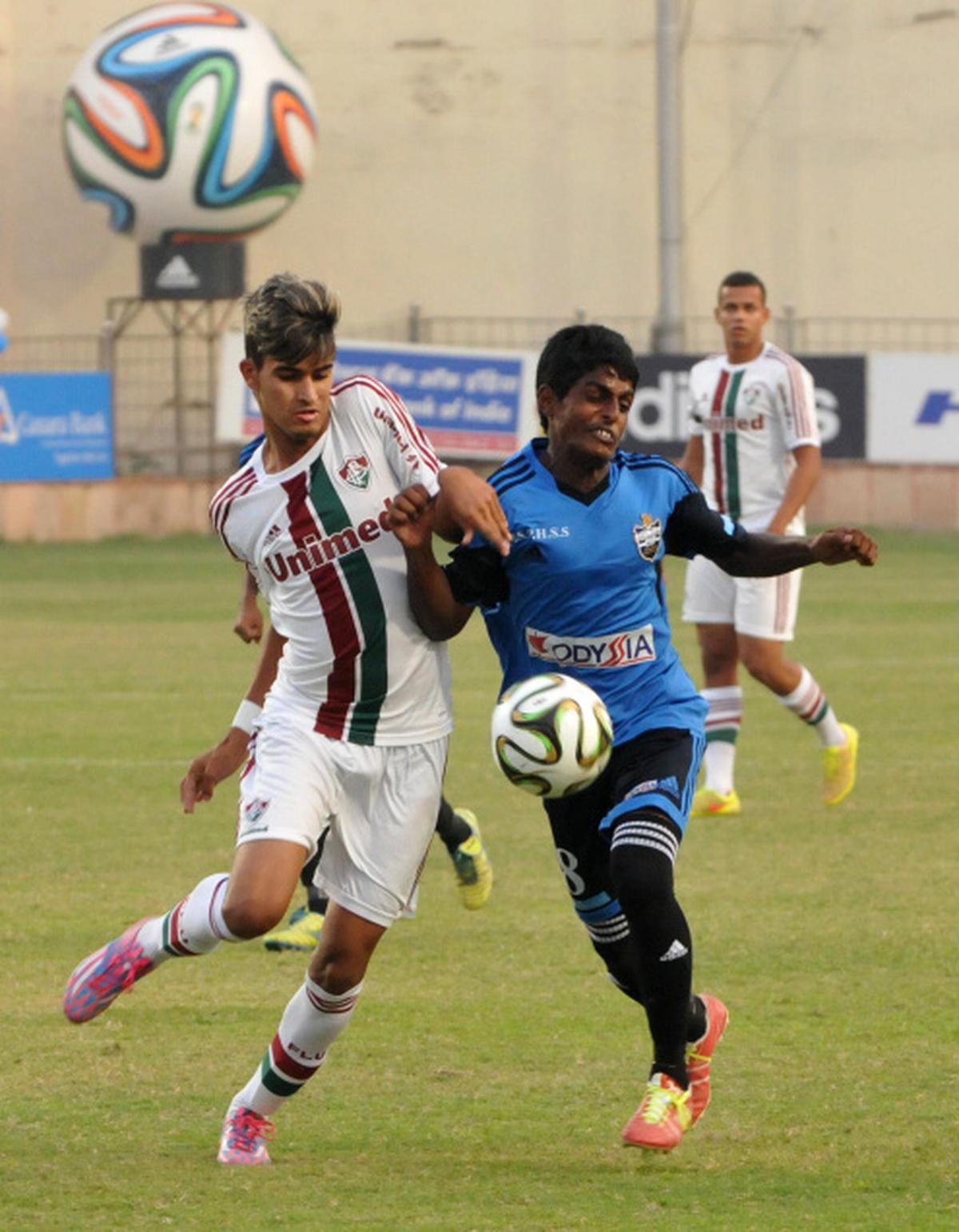 Subroto Cup junior boys’ football Suddendeath victory for Santo Antonio The Hindu
