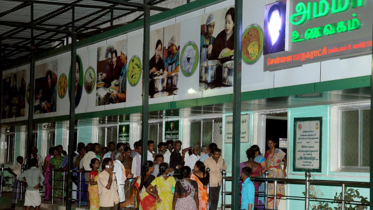 Amma canteens continued to cater to city The Hindu