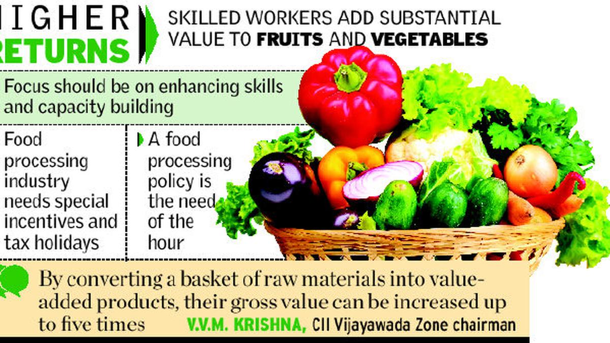 Andhra Pradesh needs investment in food processing industry The Hindu