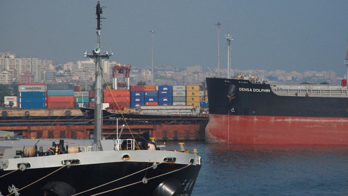 Vizag port slips from third to fifth slot in cargo handling The Hindu