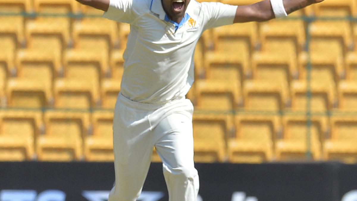 Vinay’s six hurts Rest as Karnataka takes control The Hindu