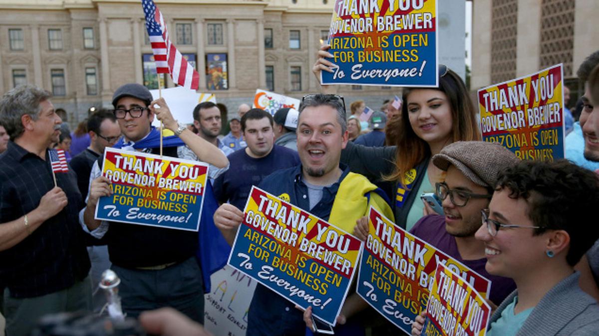 Arizona Governor Vetoes Controversial Anti Gay Bill The Hindu 6576