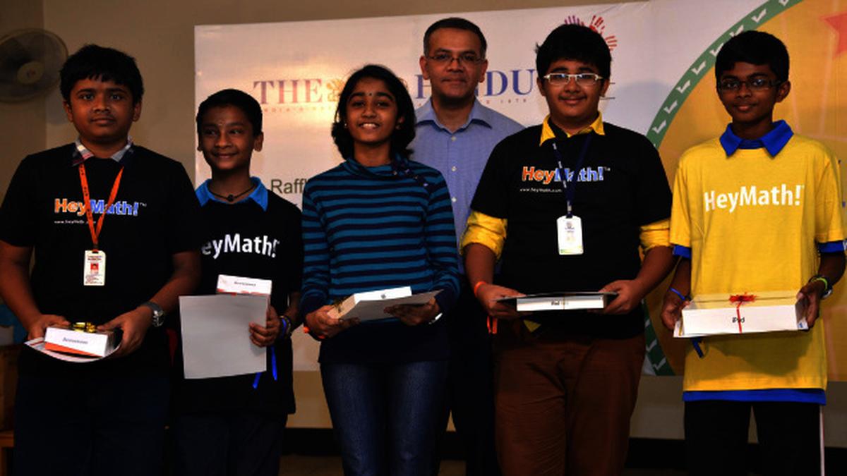 Class VIII student crowned math whiz - The Hindu