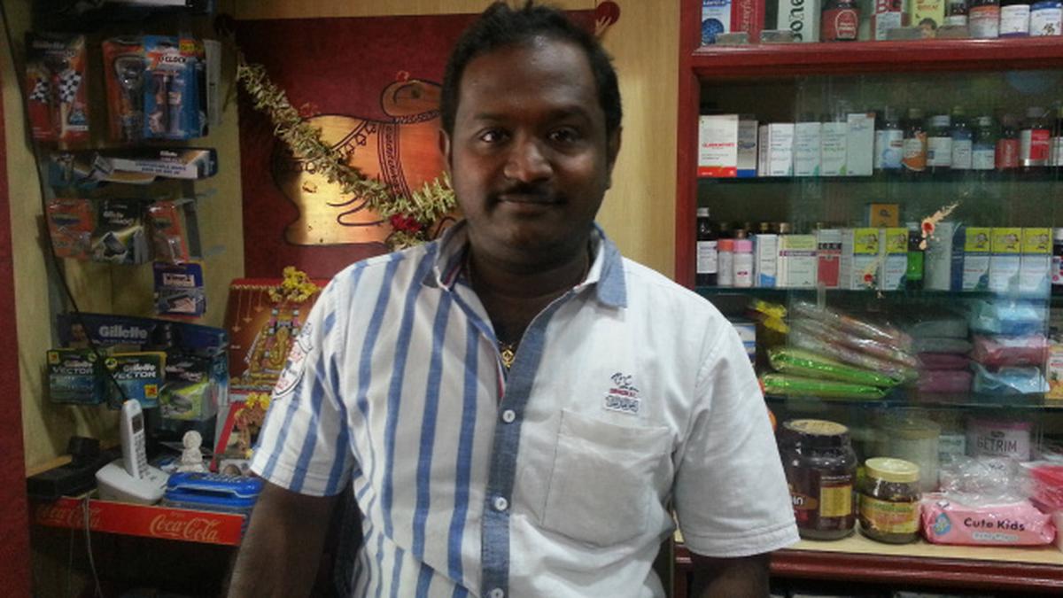 I am... M. Anbuselvam, Medical shop owner - The Hindu