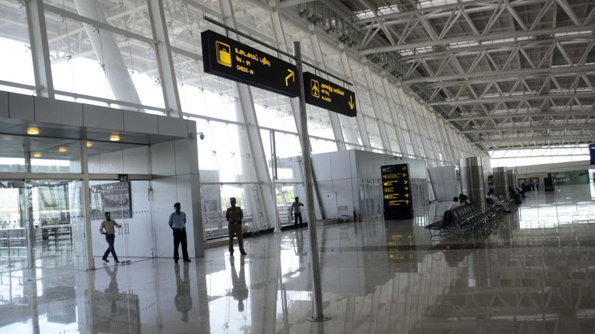 Chennai domestic airport will soon not have visitors - The Hindu