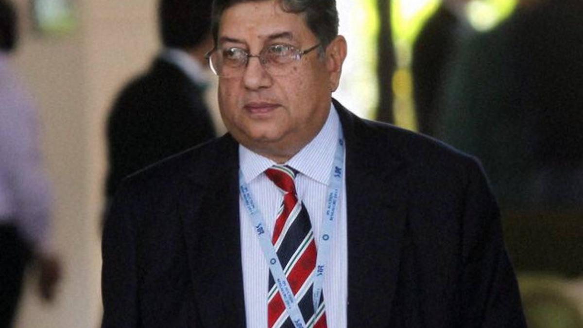 It’s endgame for N. Srinivasan - The Hindu