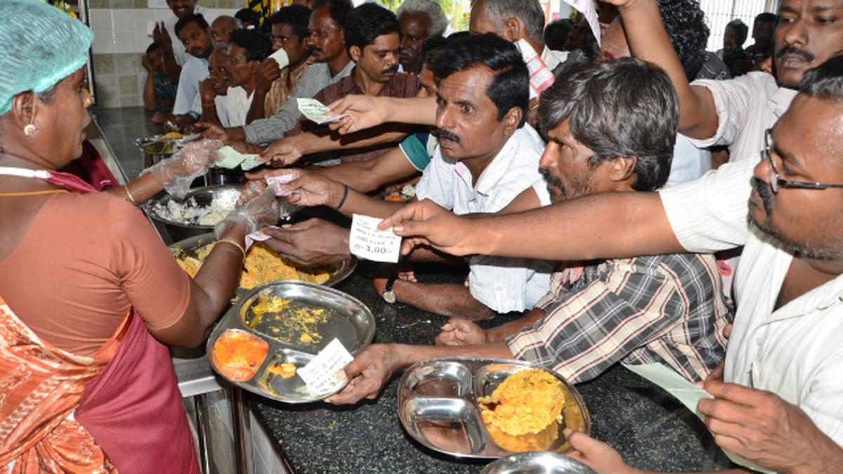 Amma canteens inaugurated The Hindu