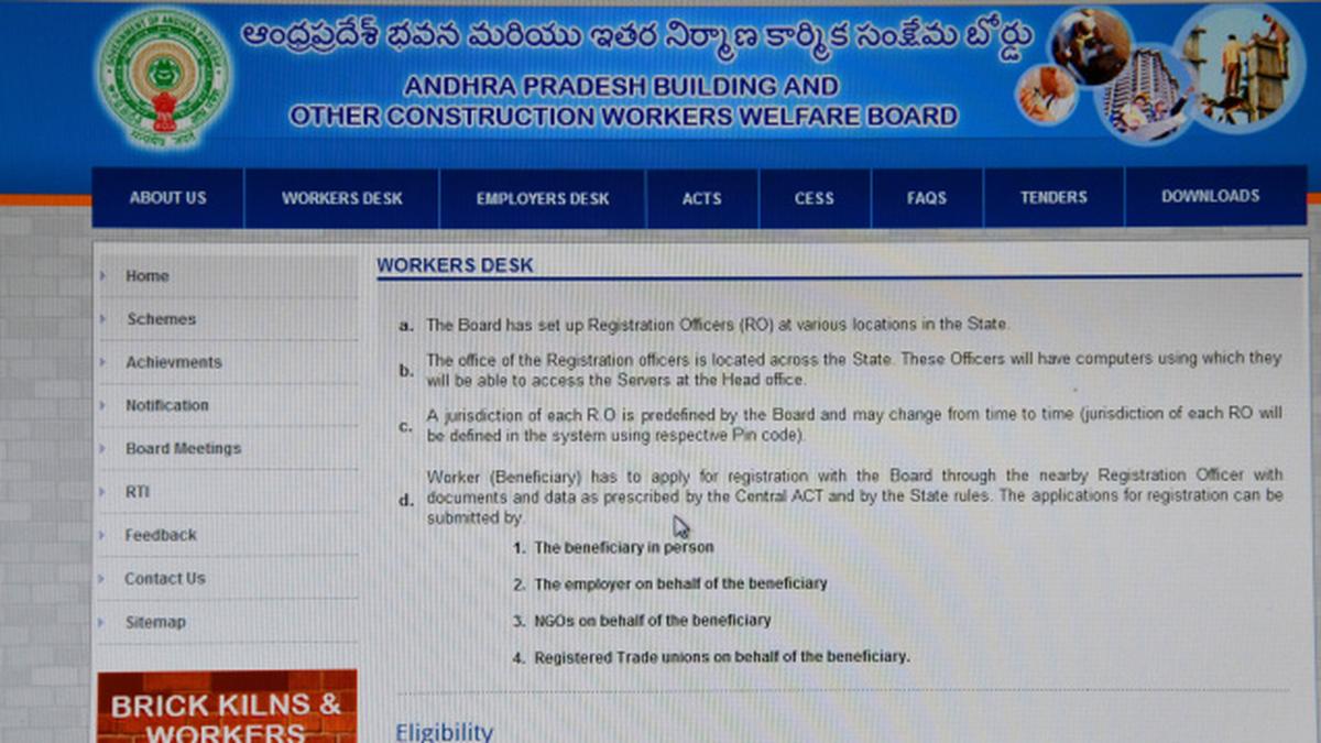 Workers’ welfare board clones Karnataka website The Hindu