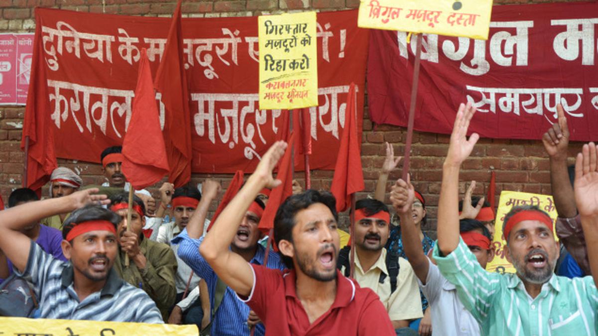 Protesting Maruti workers seek solidarity - The Hindu