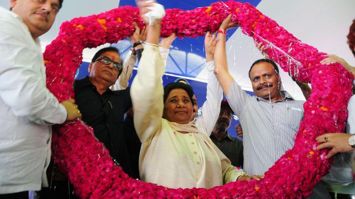 Mayawati Plays Brahmin Card Again The Hindu