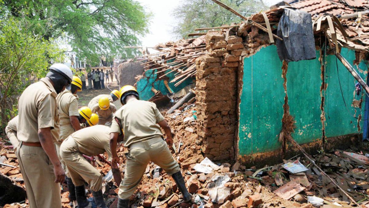 Two die in firecracker explosion - The Hindu