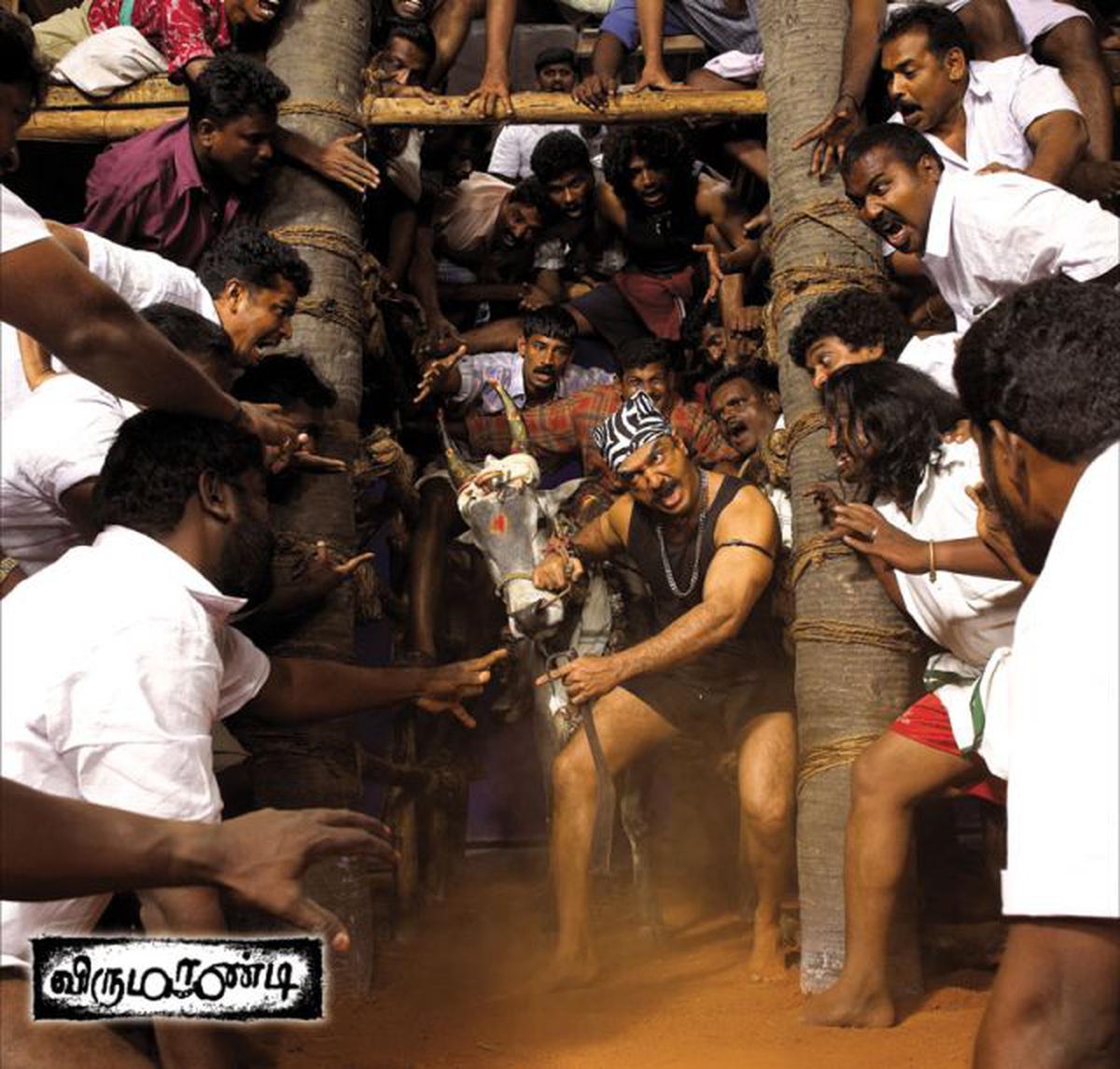 A still from the movie ‘Virumaandi’