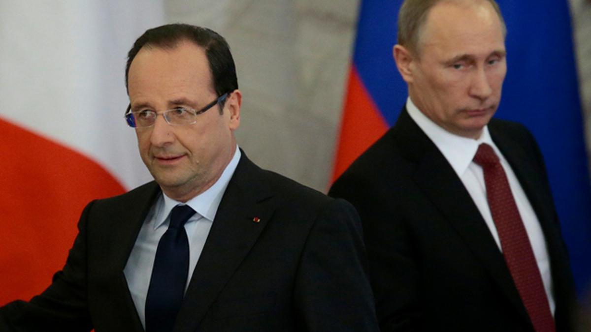 Russia backs France’s Syria plans - The Hindu