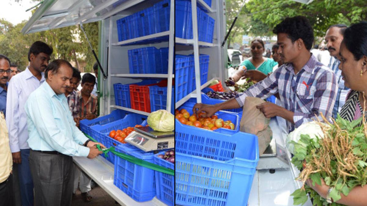 Farm fresh vegetables on wheels The Hindu
