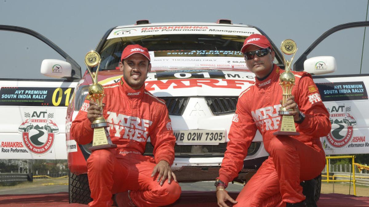 Amittrajit wins South India Rally - The Hindu
